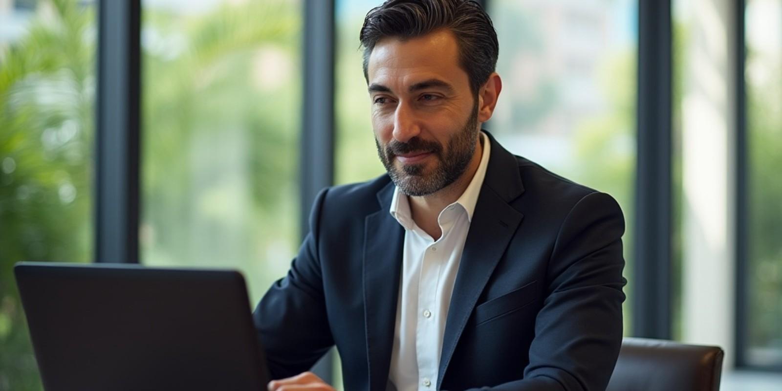 Cerrar tratos en Aventura con imagen profesional digital